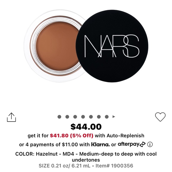 NARS, SOFT MATTE COMPLETE CONCEALER - Picture 4 of 4